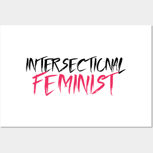 Intersectional Feminist - Black Posters and Art